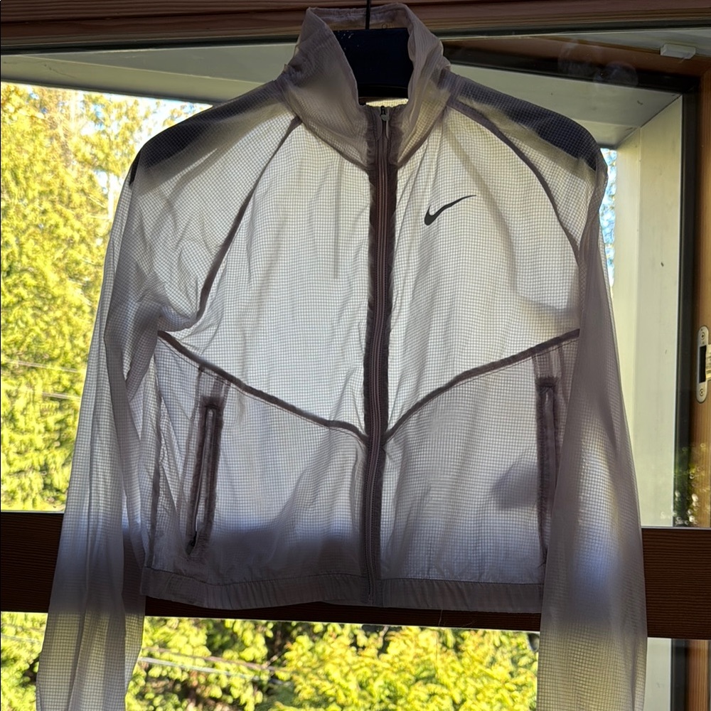 Nike White Mesh Jacket
